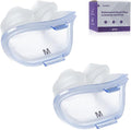 Replacement Nasal Pillow Cushion for ResMed AirFit P10, FSA/HSA Eligible, Compatible with Original Airfit P10 Frame, Reliable Seal & Soft Replacement Silicone CPAP Mask Cushion, 2-Pack, Medium