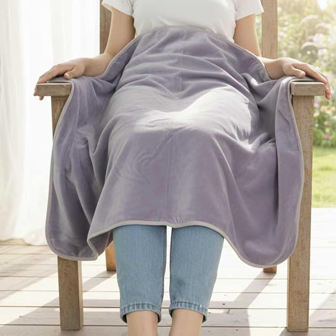 Grounding Blanket 50 * 60 inch Grounding Sheets Queen, Grounding Mat for Improved Sleep, Relieving Pain, Conductive Grounded Mats with Grounding Cord (Gray, 50 * 60 in)