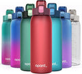 Opard 30oz/32oz Sports Water Bottle with Leak Proof Flip Top Lid BPA Free Tritan Reusable Plastic for Gym and Outdoor, Travel Water Bottle