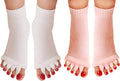 Toe Separator Yoga Gym Sports Massage Foot Alignment Socks 2 Pairs