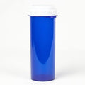 Five Star Supplies Thumb Tab Plastic Pill Bottles - Reversible Cap Easy Open & Child Resistant - Pill Container Prescription Vial - Easy Open/Push N Turn (Blue, 60 DRAM 70 ct.)