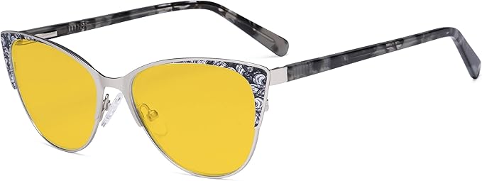 Eyekepper Oversize Ladies Butterfly Design Blue Light Glasses -Computer Screen Eyegalsses Women
