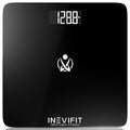 INEVIFIT Bathroom Scale, Highly Accurate Digital Bathroom Body Scale, Measures Weight up to 400 lbs. Includes Batteries