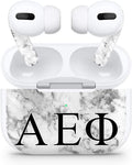 Apple AirPod Pro Skin 3M Custom Vinyl Wraps Decal Sticker Stylish Covers for Protection & Customization for 2019 Model A2190 - Alpha Epsilon Phi