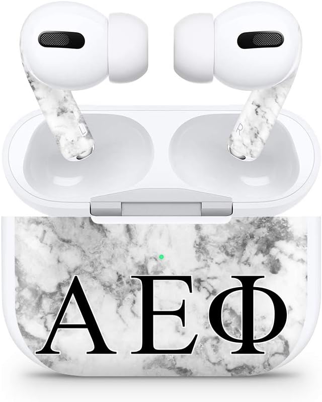 Apple AirPod Pro Skin 3M Custom Vinyl Wraps Decal Sticker Stylish Covers for Protection & Customization for 2019 Model A2190 - Alpha Epsilon Phi