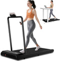 Walking Pad Treadmill, 3 in 1 Under Desk Treadmill for Home Office w/2.5HP Motor/4.0MPH/45dB, Walking Pad w/Safety Handle/Remote/LED Display, Portable Treadmills Supports Up to 300lbs