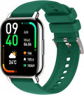 Harikiri 22mm Silicone Bands Compatible with Popglory/Fitpolo/FITVII/Gydom/Woneligo/ENOMIR/TOOBUR/Veryfit/Poounur/RUIMEN,Quick Release Watch Strap for Men Women
