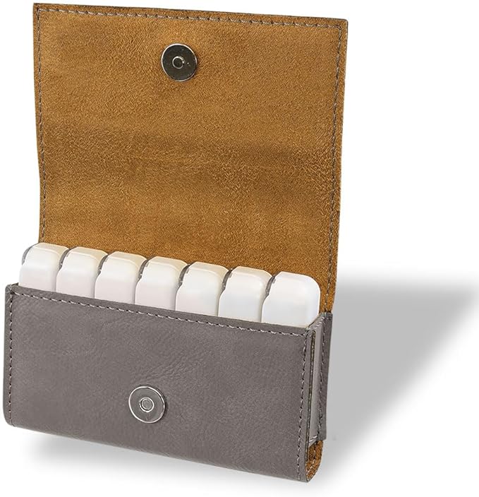 Customized Medicine Organizer | Travel Medicine Case 7 Day 3 Times A Day Organizer|PU Leather Pill Box |Vitamin Holder | Supplement Organizer