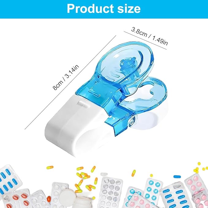 Portable Pill Taker Household Gadgets, 2026 New Pill Popper Extractor Tool Blister Pack Opener Popper Assistance Tool, for Blister Packs for The Elderly, Disabled (1)