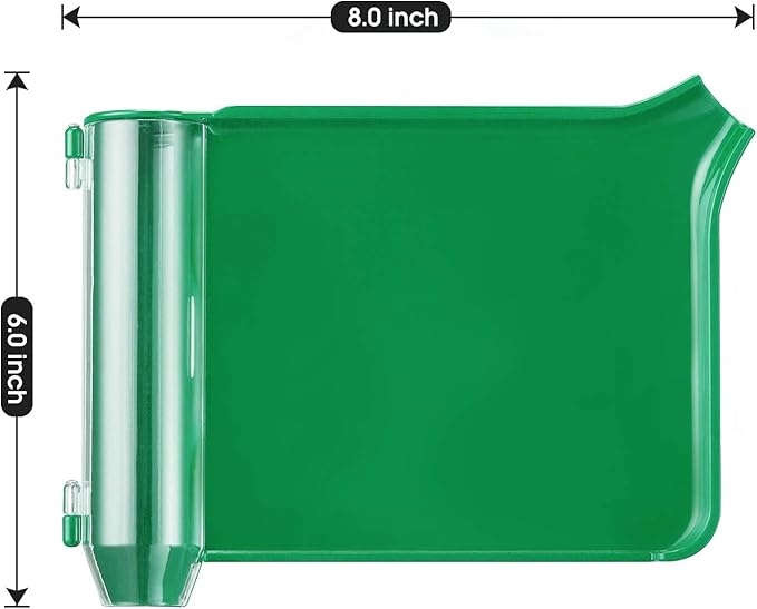 Medarchitect Right Hand Pill Counting Tray with Spatula (Green - L Shape)