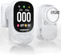3-in-1 Carbon Monoxide Detector Plug in - Ultra HD Display with 85dB Audible Sound & Light Alarm - Accurate 0-999 ppm Detection for Home, Office, Hotel, RV, Camping, Tent & Indoor Use