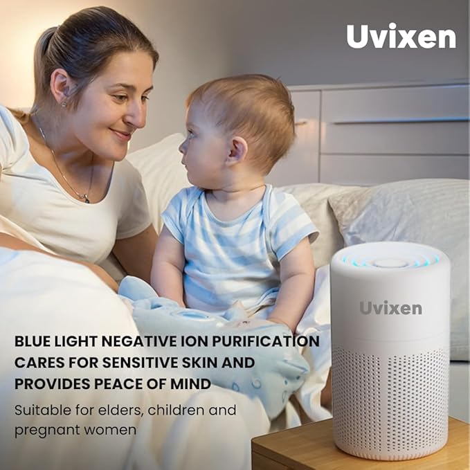Air Purifiers for Home - Mini Air Purifier with HEPA Air Filter- USB Operated Air Purifier for Bedroom, Car and Living Room- Gift-Ready