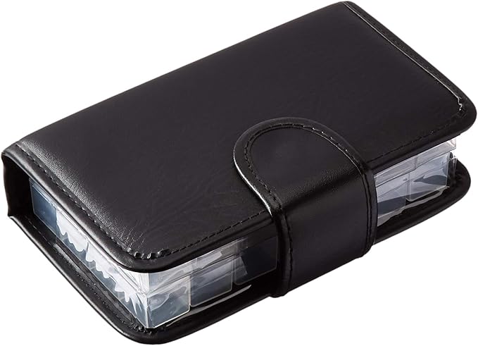 Smart Essentials 14 Day Pill & Vitamin Organizer 2 Weeks AM/PM 4 Doses a Day Travel Case Handy & Portable, Black, GM8283