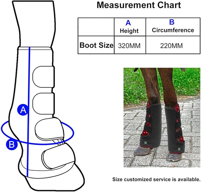 LED Red Light Therapy Device for Horse Leg Pain, Horse Near Infrared Therapy Wrap Portable Deep Light Therapy for Horse Muscle Recovery