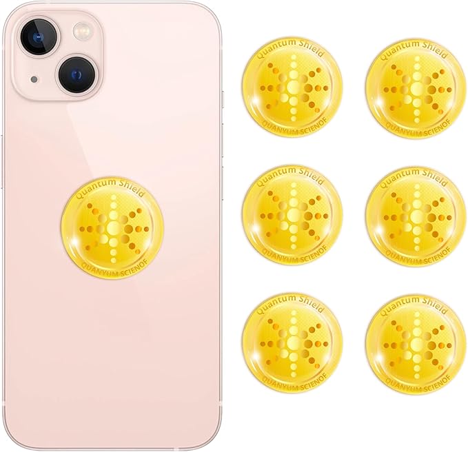 6 Pieces Protection Cell Phone Stickers 99% Effective Protector Cell & Smart Phones, Laptops, Tablets, TV, Monitors - All Devices