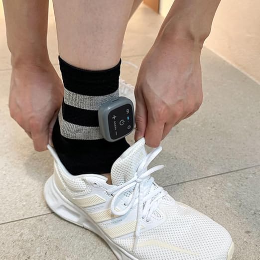 ANAPA Microcurrent & Low-Frequency Foot Massager Wearable, USB Rechargeable, Portable Muscle Relaxation Device