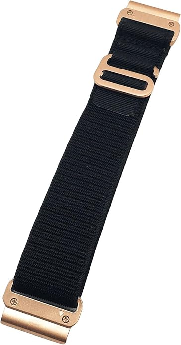 Custom Fit by Wrist Size, Small & Large Wrists, for Garmin Nylon Watch Band –– Compatible with QuickFit 20mm / 22mm / 26mm, Fenix 7, Instinct 2X, Forerunner, Epix, Tactix, MARQ, quatix, Approach