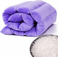 UNI-GO Silica Beads Microwave Heating Pad for Hot Compress and Cold Compress, No Smell, Reusable Microwavable Heating Pad for Back, Neck, Shoulder, Leg, Muscle Ache & Cramps. (Violet-7"x21")