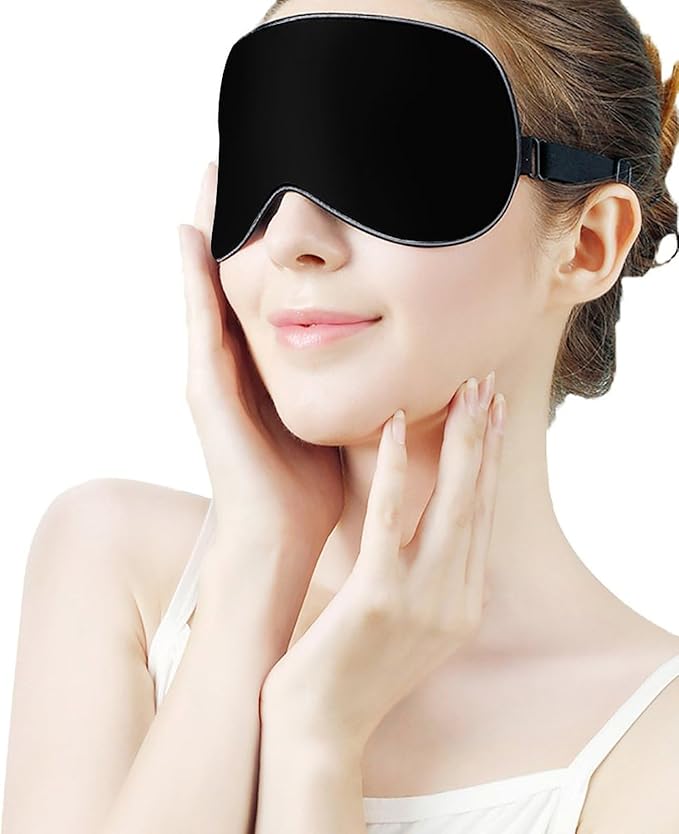 Customizable Sleep Masks Soft Blackout Comfortable Flexible Reusable, Custom Sleep Mask for Man Woman Kid, Custom Blindfold Long Flight Must-Haves, Dorm Room Essentials,#Green