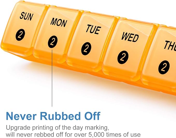 DANYING XL Monthly Pill Organizer 1 Time a Day with Dust-Proof Case, Extra Large 4 Weeks Pill Box Once a Day, 28 Days Pill Container 1 Per Day, Weekly Vitamin Case, Daily Medicine Organizer