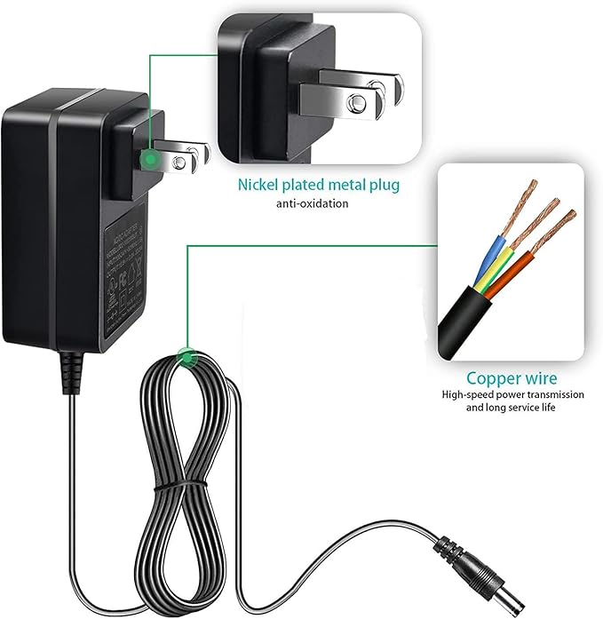 Replacement Cryotex Massage Gun Charger 16.8V Power Adapter Compatible with Cryotex 1113 cryotex1113 Massage Gun Muscle Massager Power Supply Cord(NOT for 24V Cryotex Massage Gun)