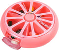 Weekly Round Pill Box - Round Weekly Pill Storage Box, Weekly Pill Organizer, Fruit-Shaped Design Storage Supplies for, Candy, Pills, and Other Items