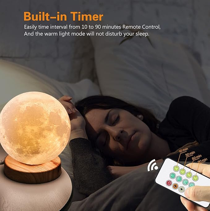 RscCleaner Light Therapy Lamp®, Happy Sun Lamp 10000 Lux with 3 Color Temperatures, Adjustable Brightness,Timer & Memory Function, Happy Sunlight Lamp with Remote Control for Home Office Decoration