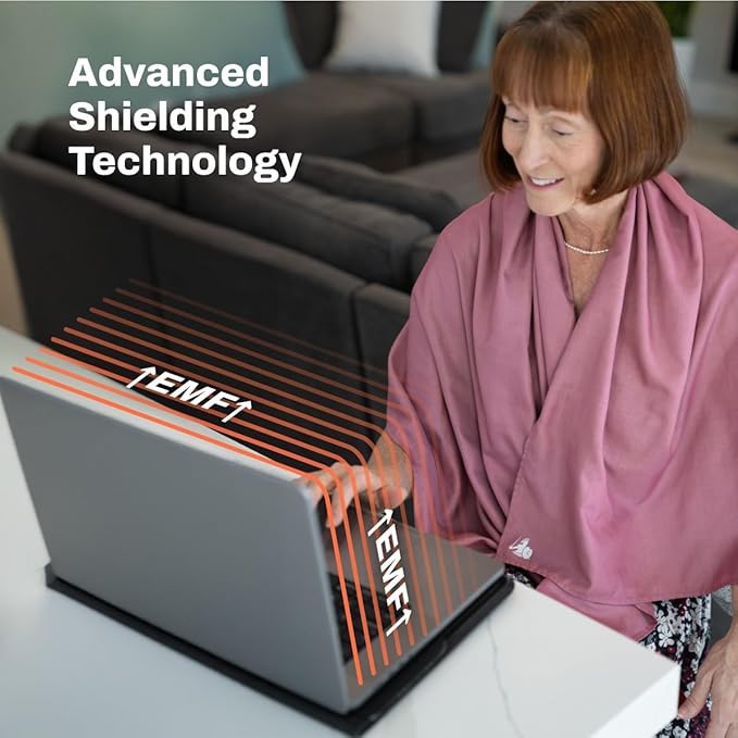 DefenderShield® EMF 5th Generation Wireless Emission Radiation Protection Shielding Scarf - One Size for Men and Women