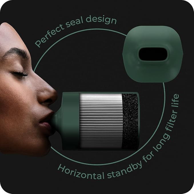 Personal Air Filter To Trap Smoke & Odor - Easy To Use & Long Lasting Replacement Smoke Filter up to 500+ uses I Eliminate Smell For Your Buddy and You with Smoke Catcher I Sploof Vaporizer