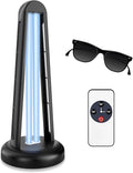 UV Light Sanitizer, 55W Ultraviolet Sanitizer with Ozone, Ultraviolet Light with 3 Speed Timings, Home Disinfection Device, Dust Mites Remover for Room, Kitchen, Hotel, Office