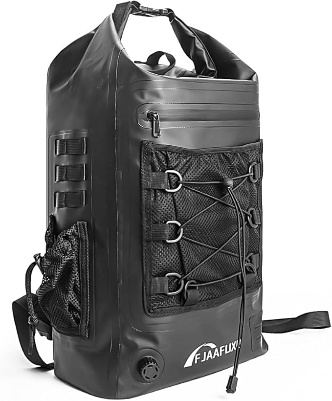 Faraday Travel Backpack Dry bag - EMP Proof Military Grade, 30L Sports Outdoor Bag - Waterproof, RFID Signal Blocking, Protect Against Tracking, Spying & Hackings for Travel/Work