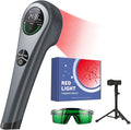Handheld Red Light Therapy with Stand,Near Infrared Light Therapy Devices for Pain Relief Joint and Muscle Pain for Pets(4 * 808nm+14 * 650nm)