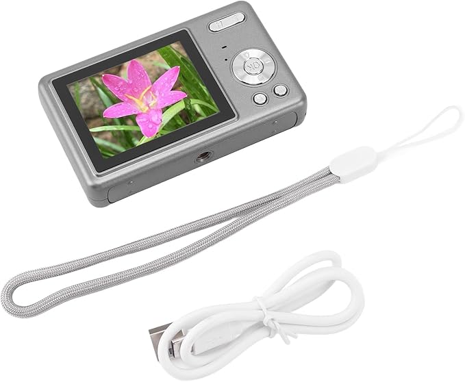 Digital Camera, 1080P Digital Camera for Kids, Support 64GB Expandable, Compact Point and Shoot Camera 16X Zoom Anti Shake Portable Camera Small Camera for Teens Boys