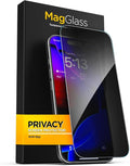 magglass Privacy+ for iPhone 16 Screen Protector, Privacy Anti-Spy Tempered Glass (Easy Applicator Included)