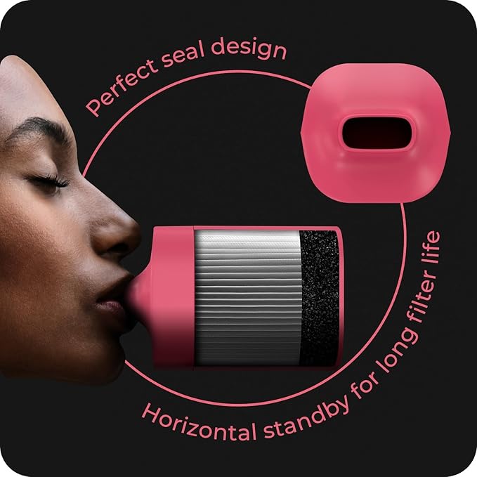 Personal Air Filter To Trap Smoke & Odor - Easy To Use & Long Lasting Replacement Smoke Filter up to 500+ uses I Eliminate Smell For Your Buddy and You with Smoke Catcher I Sploof Vaporizer