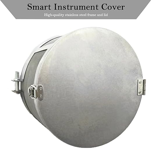 Smart Meter Cover E mf Blocker for Home WiFi Blocker Faraday Cage E mf Blockers for Home EMP Protection R F-R adiation S hield Guard Stainless Steel 304 Faraday Box Large E M F Protection