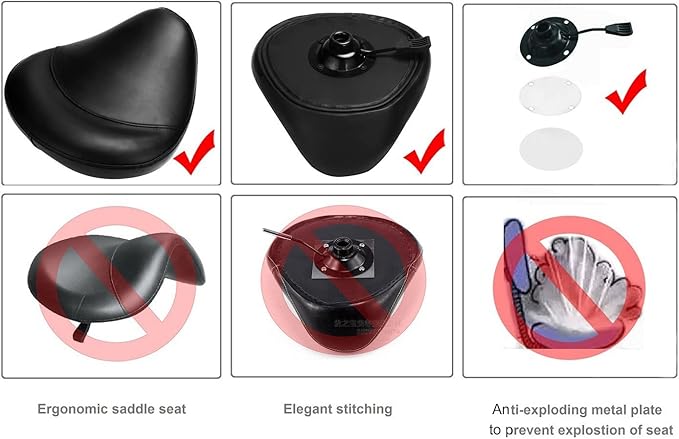 Kaleurrier Ergonomic Rolling Swivel Saddle Stool with Wheels - Hydraulic Lifting Height Adjustable Saddle Chairs for Clinic Hair Salon Lab Office Drafting Chairs (Black, with Back)