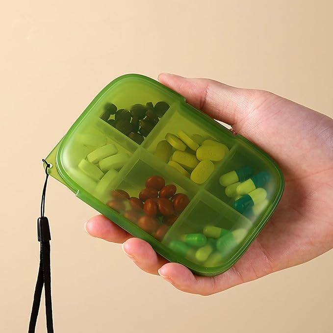 Weekly 7 Day Pill Organizer, Travel Pill Box, Pill case, Medicine Organizer, Pill Container, Pillbox 7 Day, Pill Dispenser, Medication Organizer, Pill Organizer Weekly