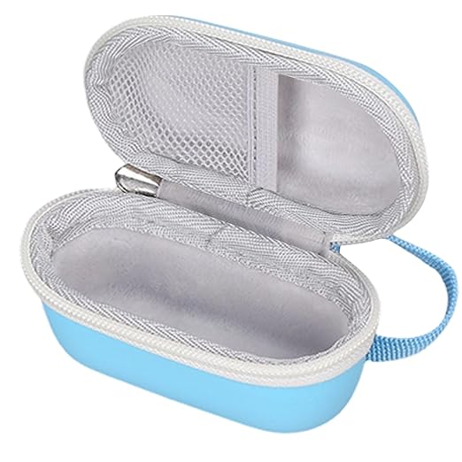 Fingertip Pulse Oximeter Case for Zacurate for HealthTree for Vibeat Children Digital Fingertip Pulse Oximeter Blood Oxygen Saturation Monitor (Blue-Case Only) (Black)