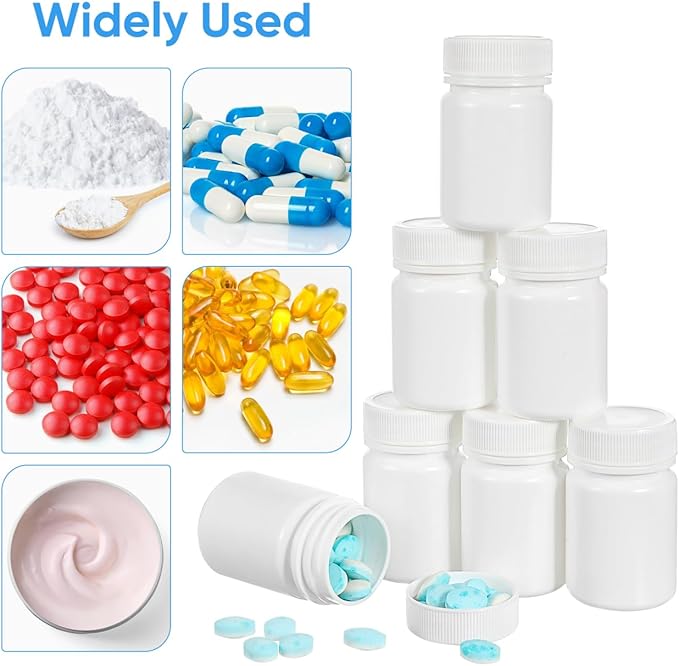 Lurrose Portable Moistproof Pill Case 50Ml Waterproof Pill Organizer Compact Container for Travel and Daily Medication Storage