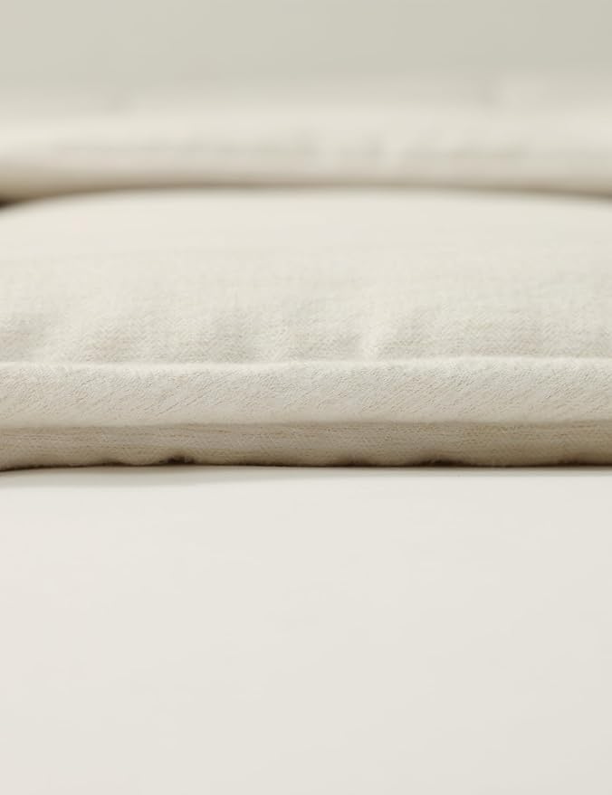YnM Weighted Blanket King/CA King 30lbs, The Heavy Oversized Weighted Comforter, Warm & Fluffy Throw (Neutral Beige, 30lbs, 104" Lx90 W)