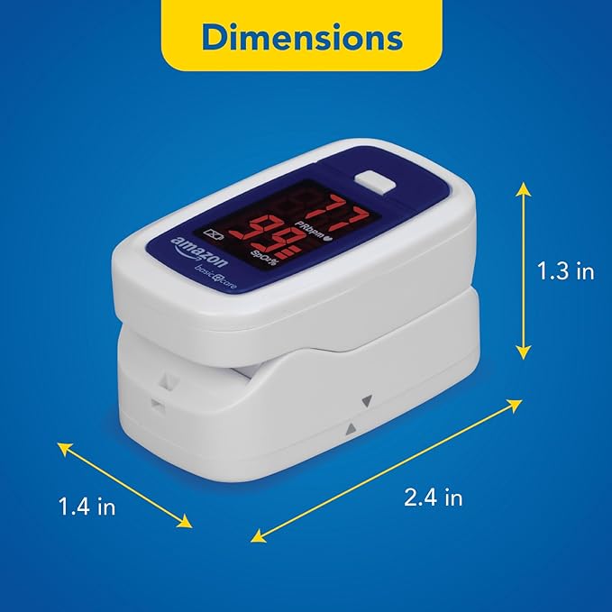 Amazon Basic Care Pulse Oximeter (Previously Healthwise)