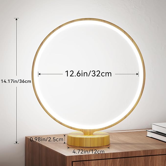 2 in 1 Light Therapy & Desk Lamp - 10000 Lux Sun Lamp with Dual Controls, 4 Timer, Dimmable, 3 Color Temperatures