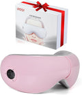 iRest Eye Massager with Heat Compression and Vibration,Smart Eye Mask Massager for Migraine Improve Sleep,Eye Massage for Relieve Eye Strain Dry Eye Dark Circles Eye Bags,Ideal Gift for Love,Pink