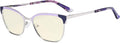Eyekepper Ladies Butterfly Design Blue Light Glasses - Computer Screen Eyegalsses Women