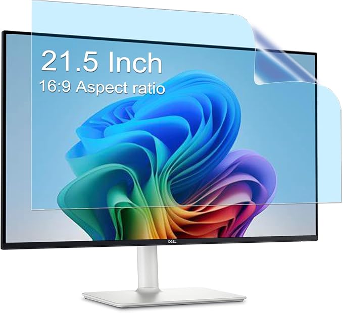 21.5-Inch Anti-Blue Light & Anti-Glare Screen Protector for 16:9 Widescreen Monitors | Premium Anti-Scratch, UV Blocking Filter | Reduce Eye Fatigue, Strain & Enhance Eye Protection