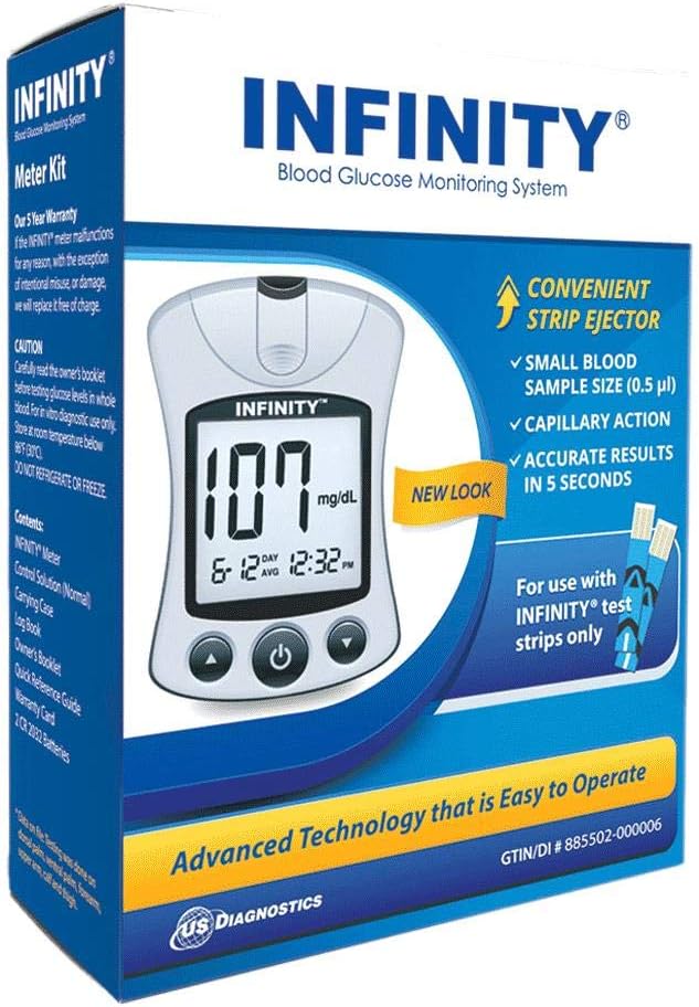 Infinity Automatic Coding Blood Glucose Monitoring System (Monitor only), Model: G5-003SK - 1 ea