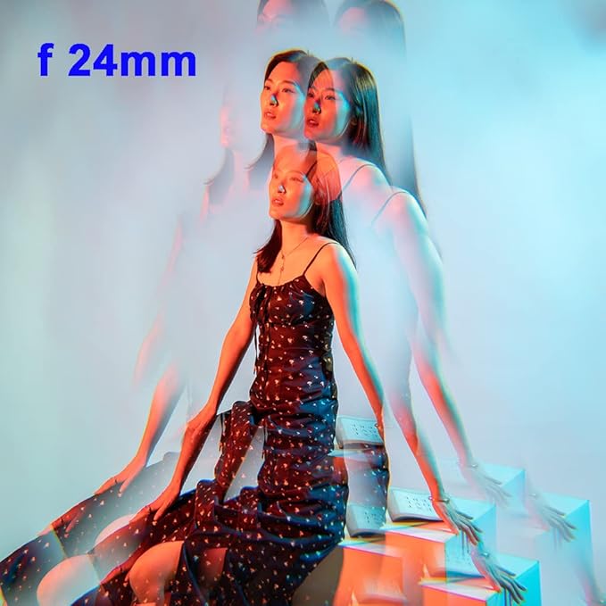 JONGSUN Kaleidoscope Prism Special Effect Filter 77mm FX Glass Glare Widescreen Film Anamorphic DSLR Film Video Photography Camera Filter Accessories(Kaleidoscope)