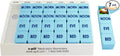 e-Pill 4 Times a Day x 7 Day Large Weekly Pill Organizer, Vitamin and Medicine Pill Box