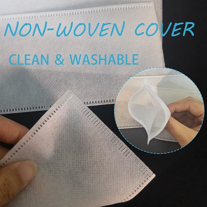Reusable Perineal Ice Packs for Postpartum & Hemorrhoid Pain Relief, Hot & Cold Pack for Women After Pregnancy. 2 Ice Pack and 3 Non-Woven Cover, Pink